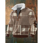 Oliver - Fleece-Pullover mit Reissverschluss und hohem Kragen