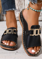 Mariya ~ Bequeme Sandalen mit Keilabsatz