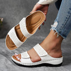 Ortholuxe – Atmungsaktive Orthopädische Slip-In Sandalen für Damen