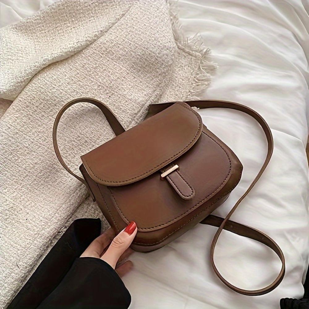 Amelia Retro Saddle Crossbody Tasche