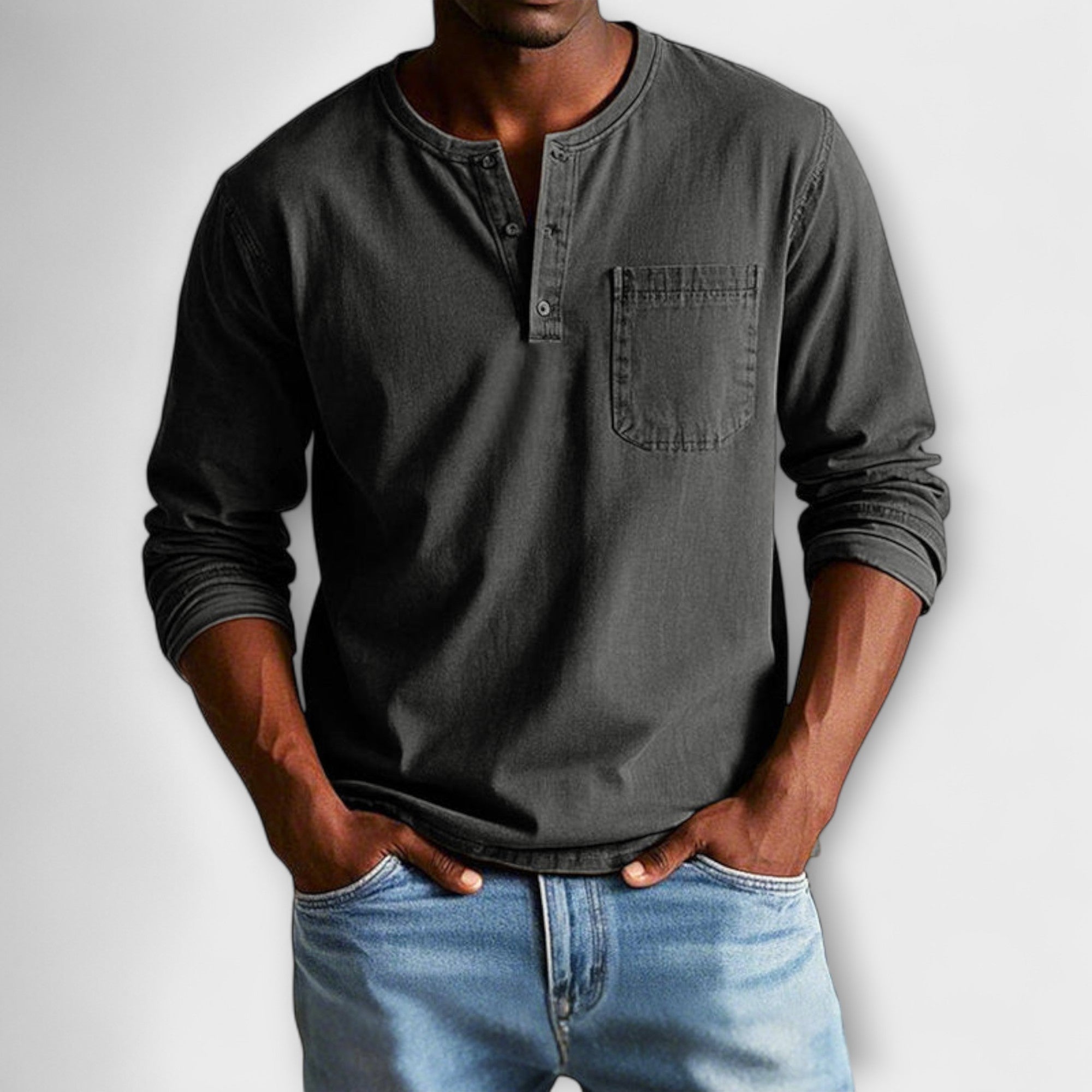 Fabian - Vintage Langarmhemd