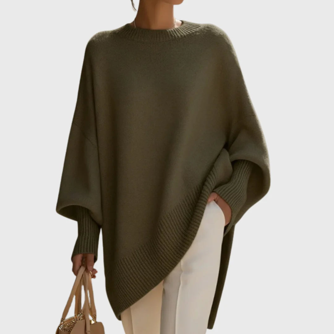 Livia – Oversized Poncho-Pullover
