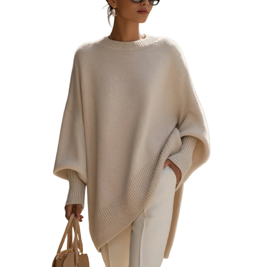 Livia – Oversized Poncho-Pullover