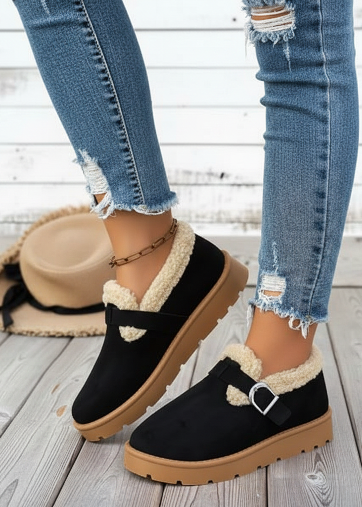 Carole ~ Bequeme, ergonomische Schuhe mit warmem Futter