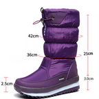 Sofie - Rutschfeste und Wasserdichte Schneestiefel aus Kunstfell