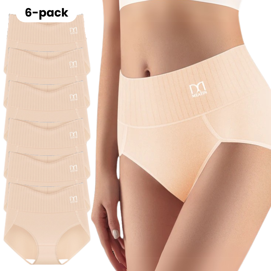 Shaplex – 6er-Pack Bequeme Slips mit Hoher Taille