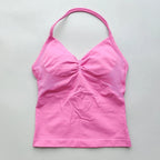 LADY Rückenfreies Gym-Top mit Scrunch-Effekt