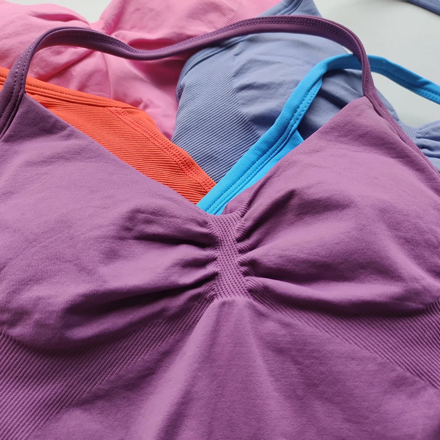 LADY Rückenfreies Gym-Top mit Scrunch-Effekt