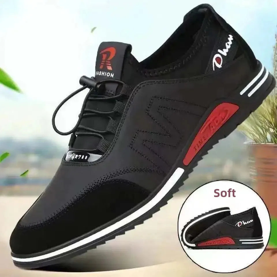 Leon | Hochwertige, handgefertigte Leder-Casual-Schuhe im modernen Stil