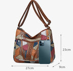 Samira - Elegante Handtasche mit Geometrischem Design