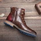 Kevin | Oxford-Stiefel aus Leder