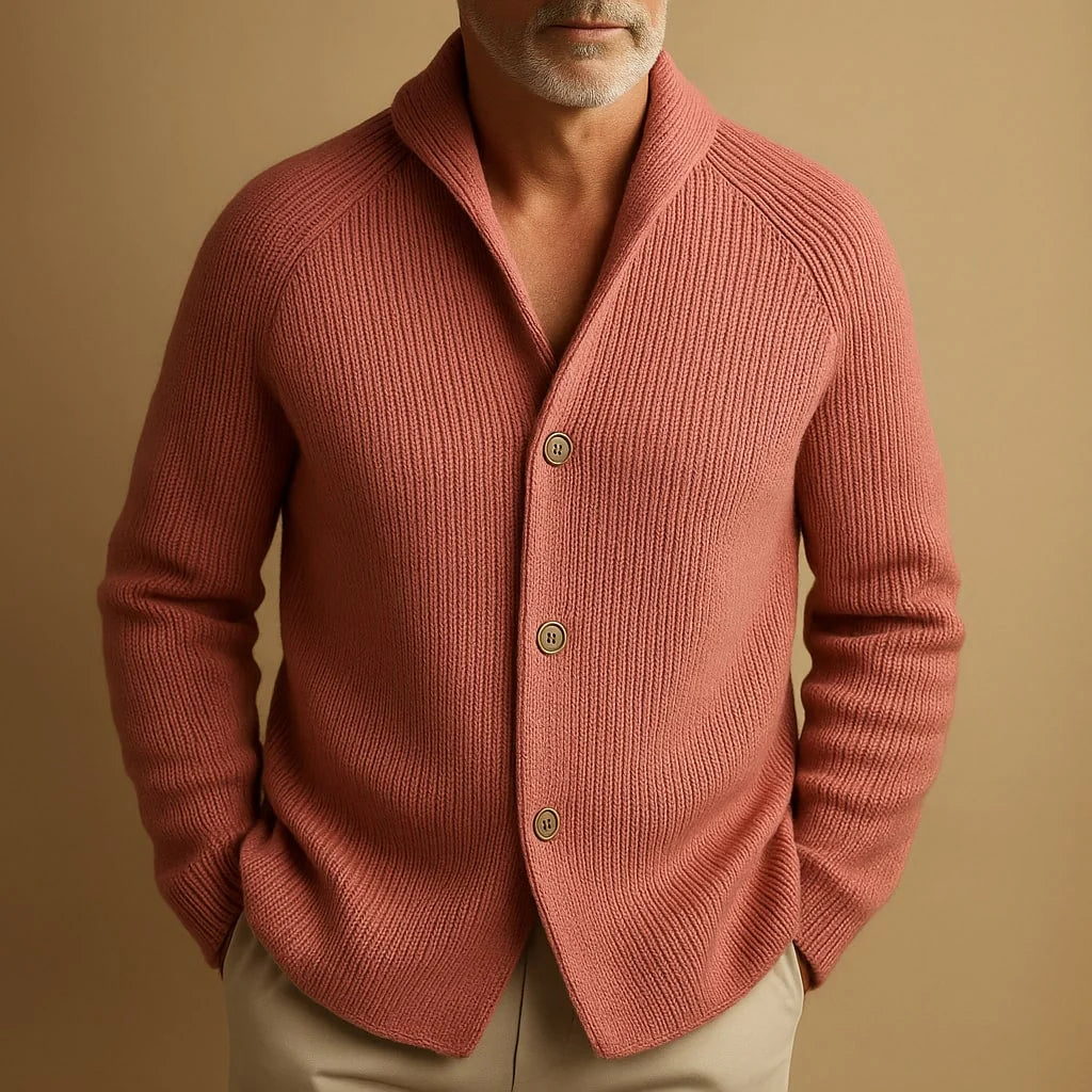 Hugo | Strickjacke aus gerippter Wolle für