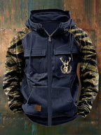 Felpa con Zip Multi-tasca